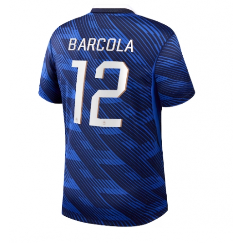 Billige Fotballdrakt Frankrike Bradley Barcola #12 Replika Hjemmedrakt VM 2026 Kortermet Billige Fotballdrakt Frankrike Bradley Barcola #12 Replika Hjemmedrakt VM 2026 Kortermet